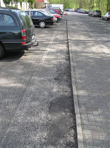 Bildergalerie Parkplatzsanierung Kaufhaus Kirchen