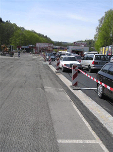 Bildergalerie Parkplatzsanierung Kaufhaus Kirchen