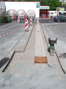 Bildergalerie Parkplatzsanierung Kaufhaus Kirchen