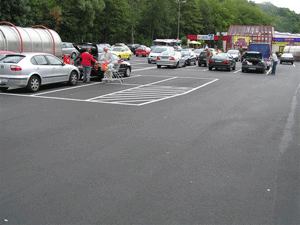Bildergalerie Parkplatzsanierung Kaufhaus Kirchen