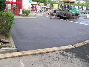 Bildergalerie Parkplatzsanierung Kaufhaus Kirchen
