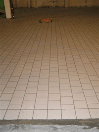 Hallenboden nach der Sanierung