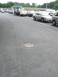 Parkplatz nach der Sanierung 1