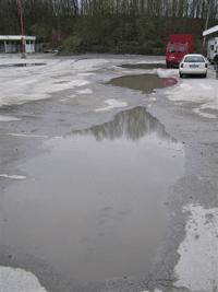 Parkplatz vor Sanierung 1